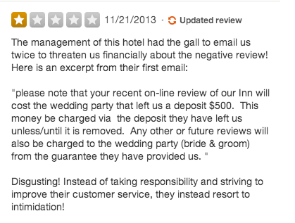 Union Street Guest House Yelp Review