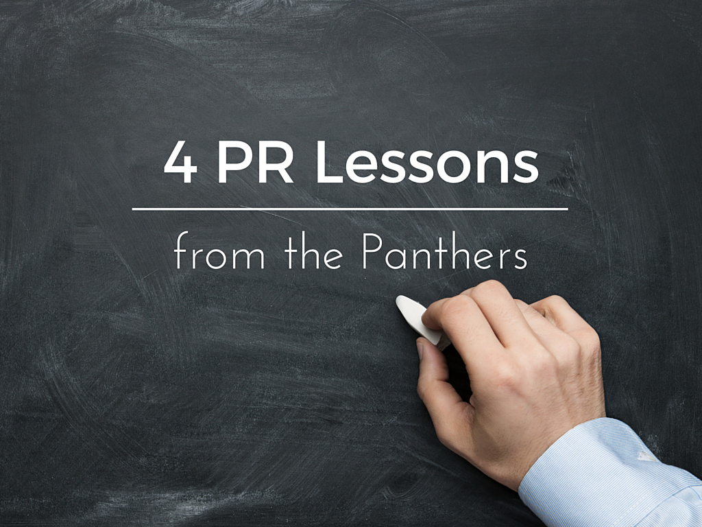 Four PR Lessons from the Panthers