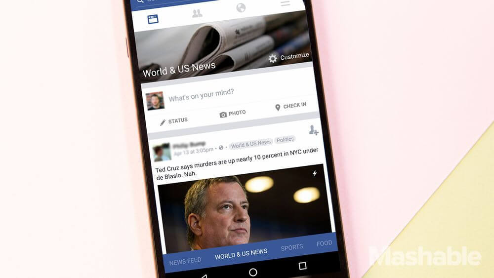 Facebook News Feed Change