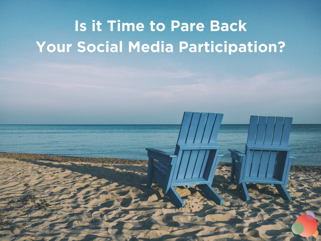 Is it Time to Pare Back Your Social Media Participation_
