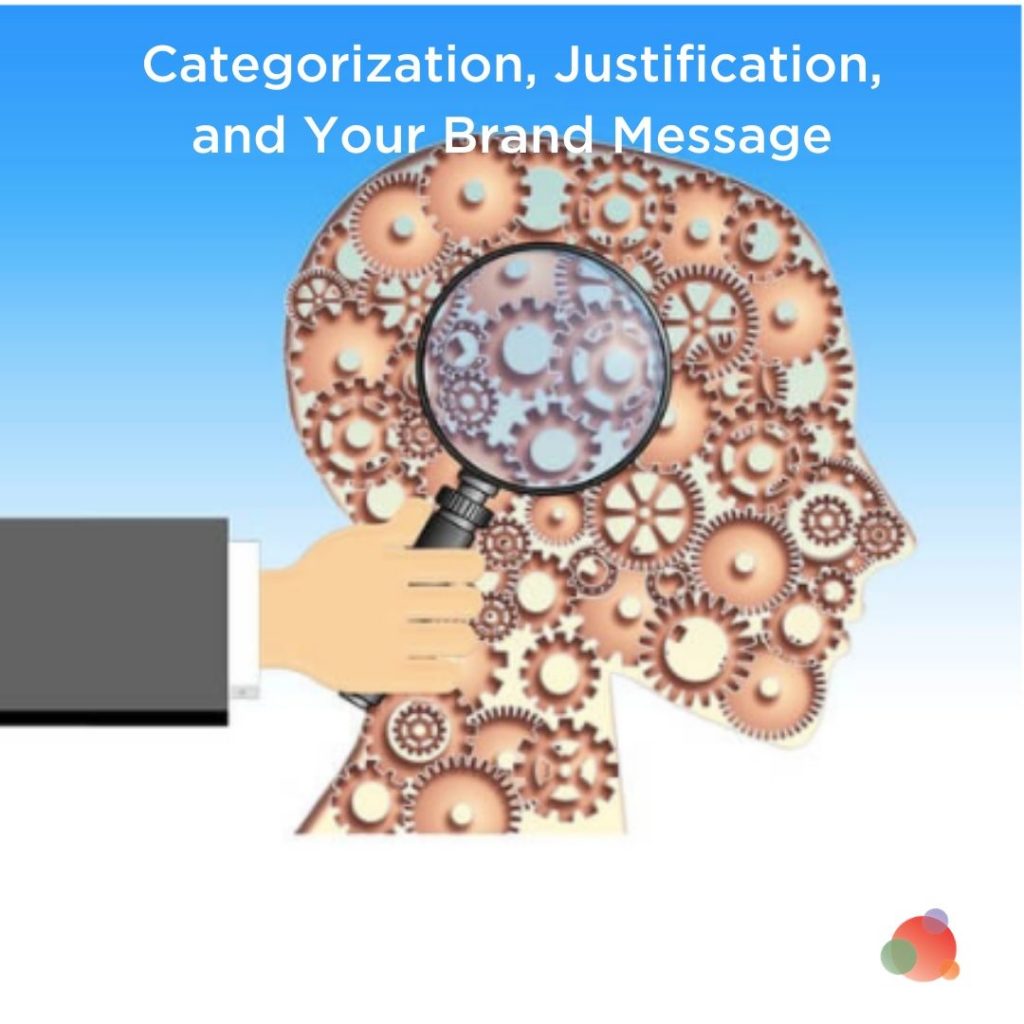 Categorization, Justification, and Your Brand Message
