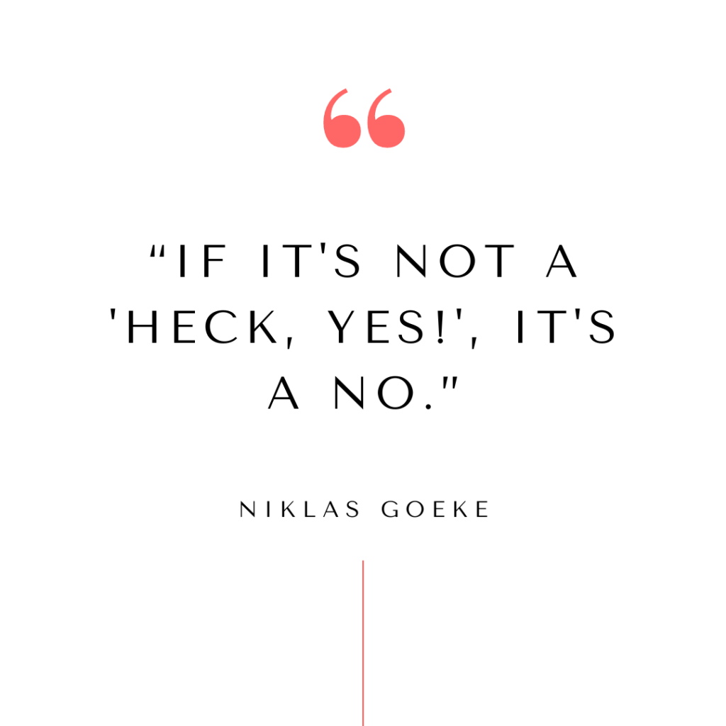 How to Create Work-Life Balance By Saying "Heck, Yes!"
