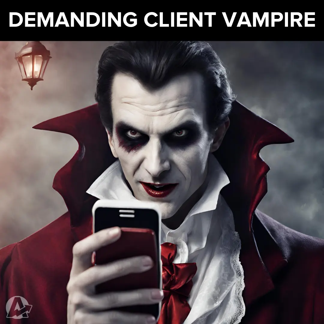 Demanding Clients Vampire Halloween Costume