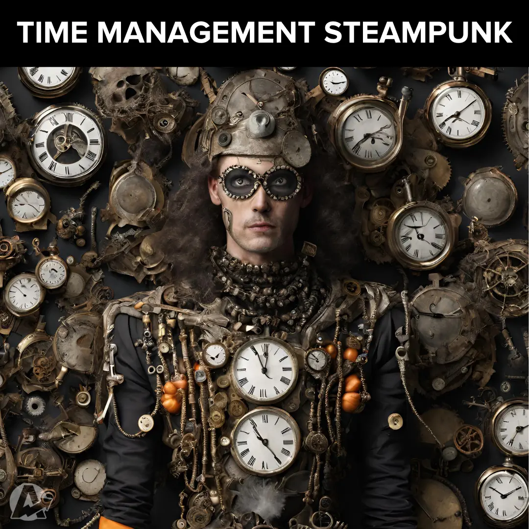 Time Management Steampunk Halloween Costume